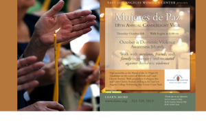 14th Annual Mujeres de Paz Candlelight Vigil